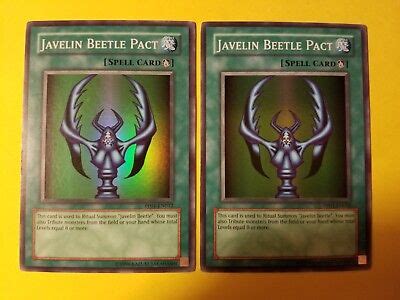 X2 JAVELIN BEETLE PACT PP01 EN012 SUPER RARE UNLIMITED EDITION