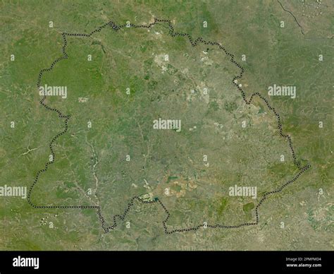 Copperbelt Province Of Zambia High Resolution Satellite Map Stock