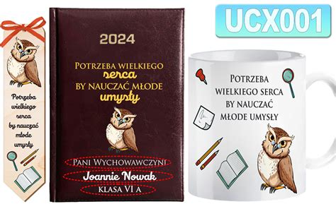 Zestaw Dzie Nauczyciela Wychowawcy Kalendarz Kubek Zak Adka