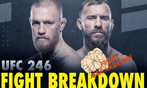 UFC 246 breakdown: Conor McGregor vs. Donald Cerrone not easy to pick