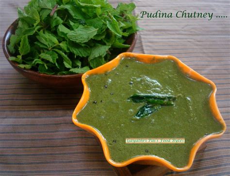 Gayathri Pai S Food Bytes Pudina Mint Chutney