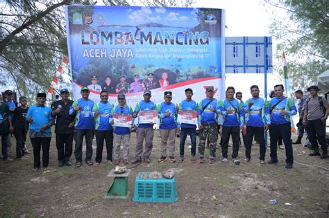 Ratusan Peserta Meriahkan Lomba Mancing Raya Di Pulo Raya Aceh Jaya