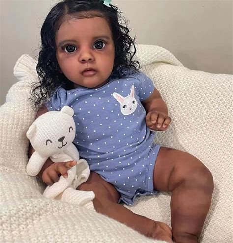 Fbbd Customized Limited Supply Inch Cm Reborn Baby Missy Dark Skin