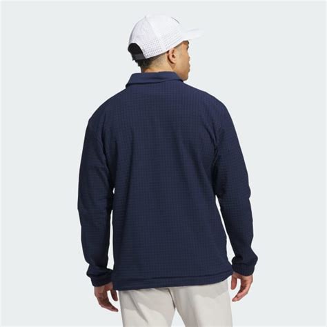 Adidas Ultimate365 Tour Windrdy Quarter Zip Pullover Blue Adidas Australia