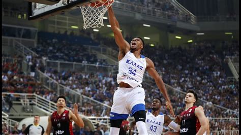 Giannis Antetokounmpo Highlights Greece National Team YouTube