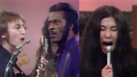 Chuck Berry's Reaction to Yoko Ono's Unconventional Singing During a ...