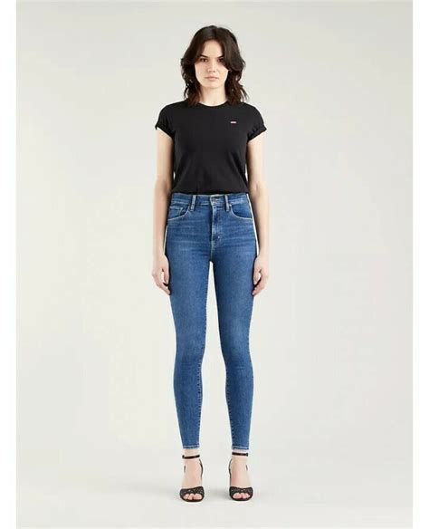 Levis Mile Ψηλόμεσο Γυναικείο Jean Παντελόνι σε Super Skinny Εφαρμογή