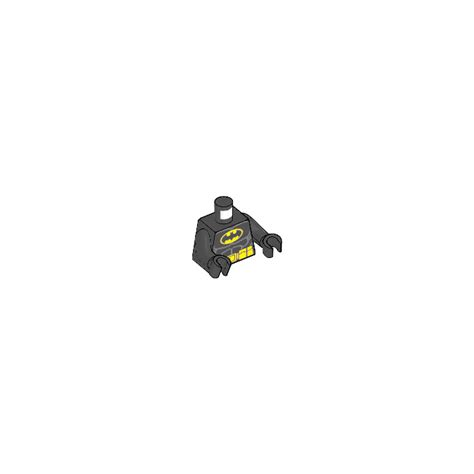 LEGO Black Batman Torso With Yellow Oval Crest And Yellow Belt 76382