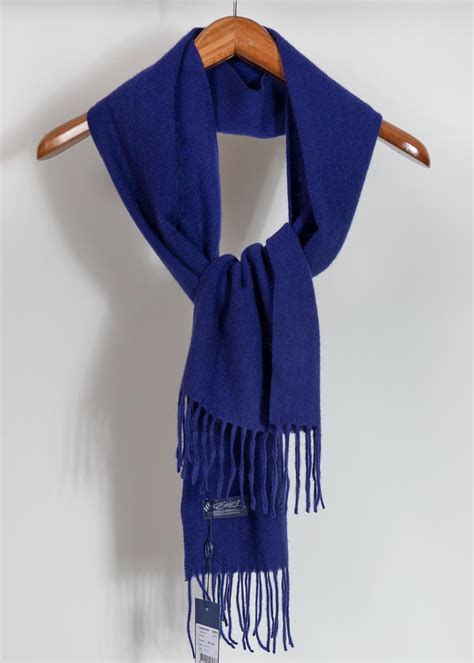Синий шарф кашемир тканый | Купить в Москве, СПб