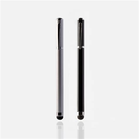 Stylo Stylus In Ecran Tactile Model Argent Noir