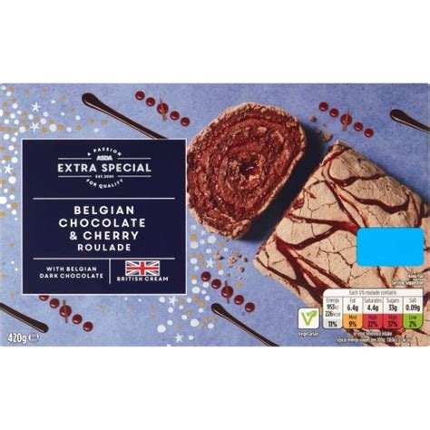 Asda Extra Special Belgian Chocolate Cherry Roulade G Compare