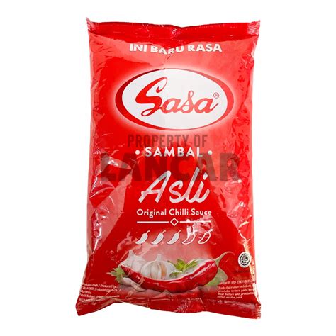 Jual Sasa Saus Sambal Asli Kg Sasa Saus Sambal Refill Pack Kg