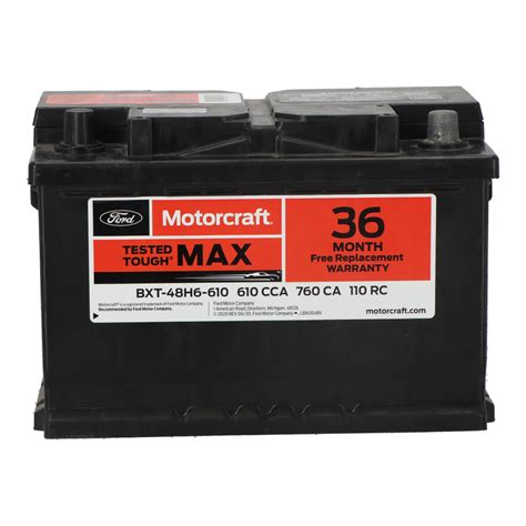 BATERIA MOTORCRAFT BXT 48 H6 AUTO Innova Centro