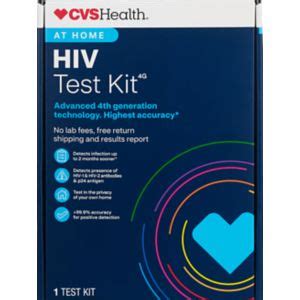 CVS Health At Home HIV Test Kit, 1 CT