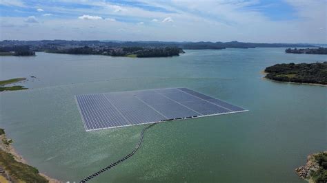 Governo De São Paulo Apresenta Maior Usina Solar Flutuante Do País Na