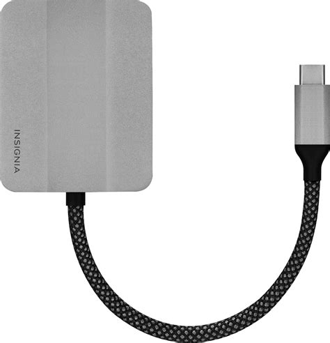 Customer Reviews Insignia Usb C To Dual K Hdmi Adapter Gray Ns