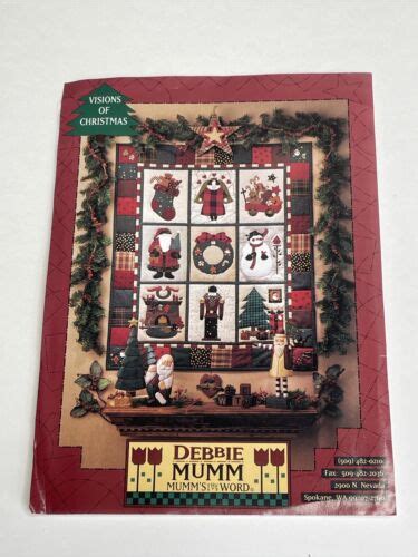 Debbie Mumm Visions Of Christmas Wall Quilt Uncut Sewing Pattern Ebay