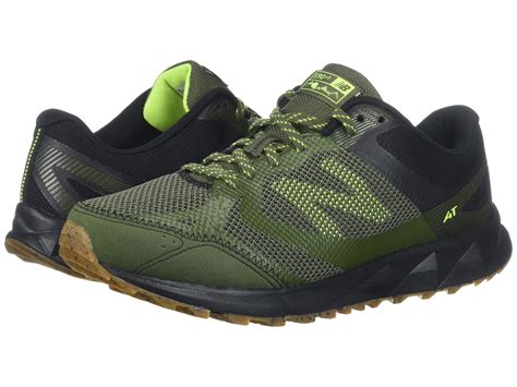 New Balance Synthetic V Trail Running Shoes In Green Black Green