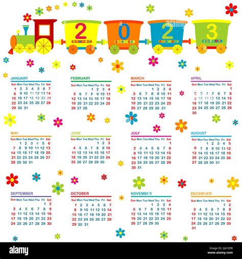 Calendar 2023 Cartoon