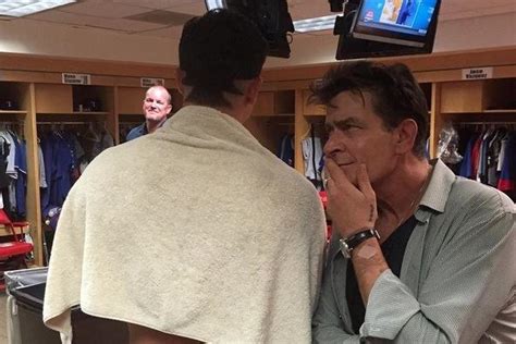 Charlie Sheen Approves of Rangers P Derek Holland's 'Wild Thing ...