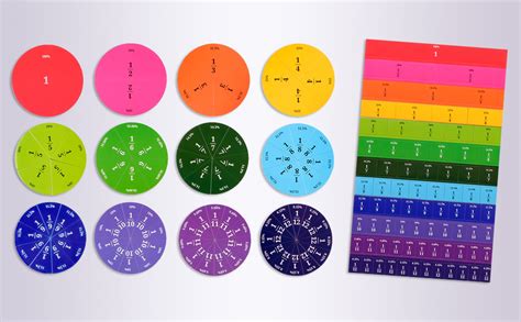 Amazon Pcs Magnetic Fraction Tiles Fraction Circles With