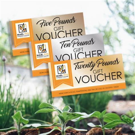 Garden Centre Gift Vouchers | Marl Pits Garden Centre