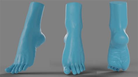 Woman Foot 3d Model 3d Printable Cgtrader