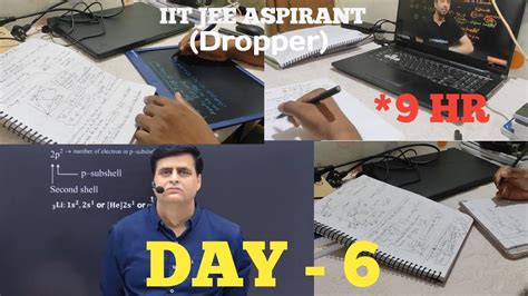 DAY 6 Of JEE 2025 As A Dropper IIT JEE Aspirant Study Vlogs Physics