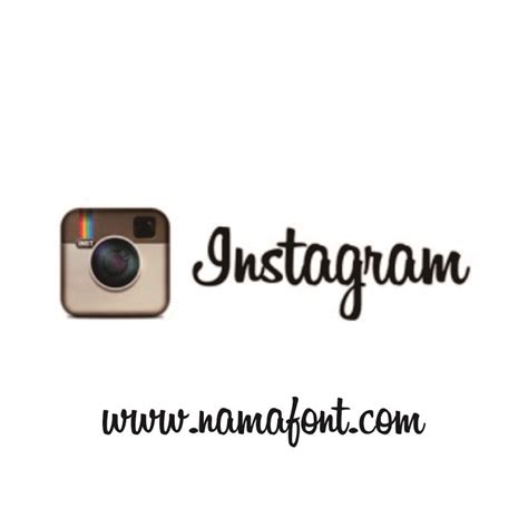 Instagram Logo Font Style