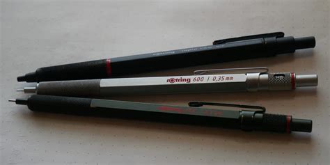 Comparison: Rotring 600 vs. Rotring Rapid Pro