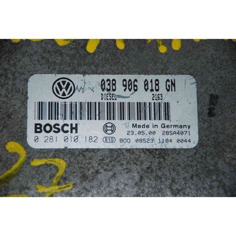 Ecu Motor Bosch Edc V Skoda Octavia I U Tdi