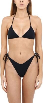 Reina Olga Susan Bikini Set Solid Black Bikini Black ShopStyle Two