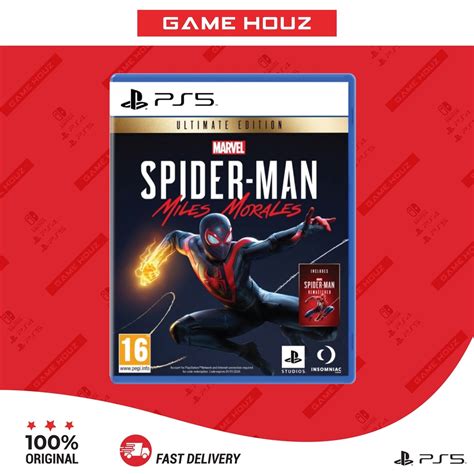 Ps5 Marvels Spider Man Miles Morales Ultimate Edition New Shopee