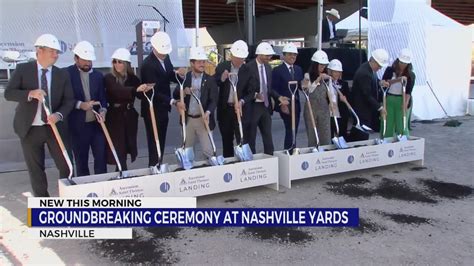 Groundbreaking Ceremony At Nashville Yards Youtube