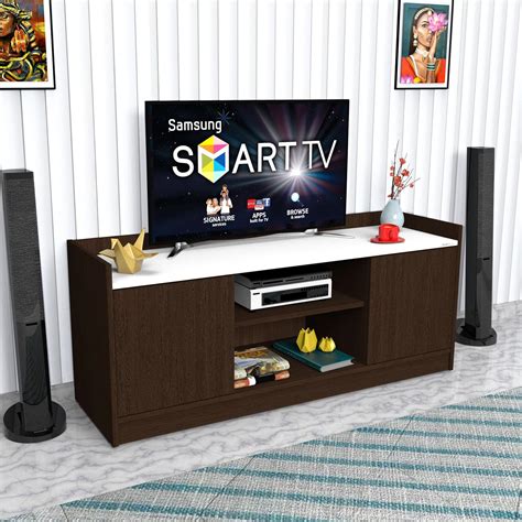 Northwood Voyager Tv Cabinet Engineered Wood Tv Unitled Tv Standtv Cabinet With Wall Shelves