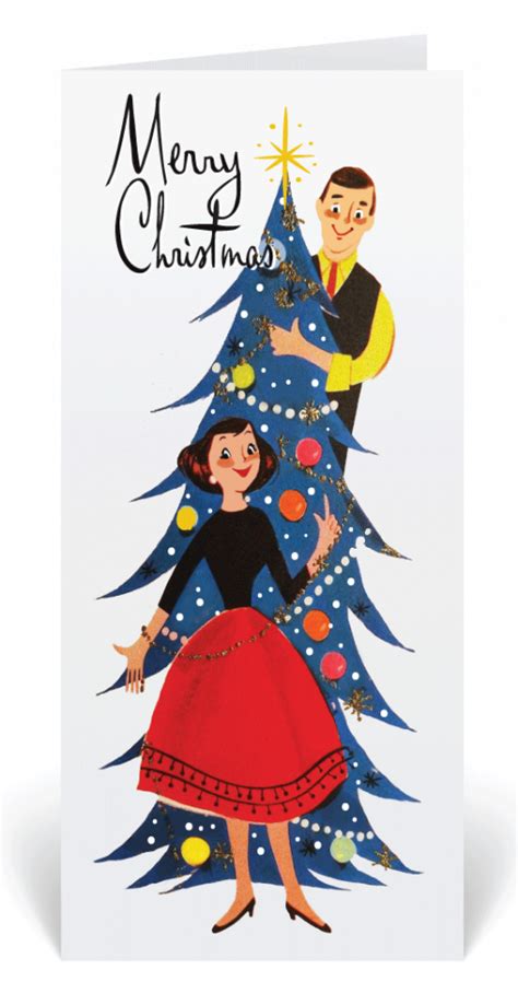 8 Perfectly Retro Christmas Cards Home