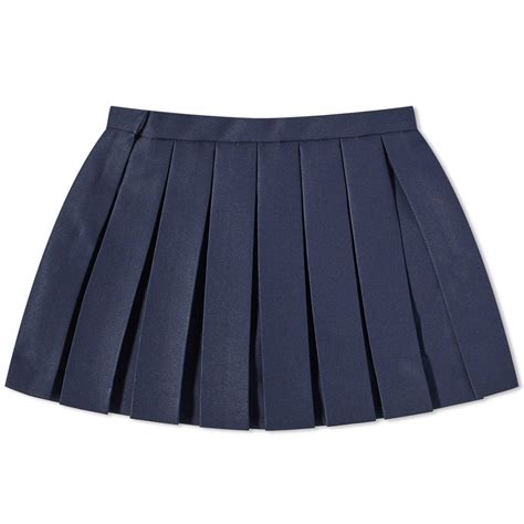 Sporty Rich X Lacoste Tennis Pleated Mini Skirt Marine END GB