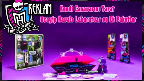 Monster High Kendi Canavar N Yarat Acayip Haval Laboratuvar Ve Ek