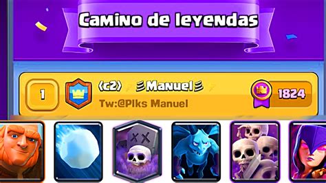 Manuel Clash Royale Best Giant Witch Graveyard Deck Youtube