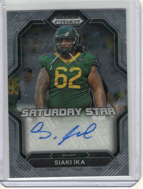 Prizm Draft Siaki Ika Rookie Rc Auto Ssssik Saturday Star Ebay