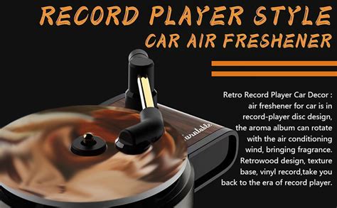 Amazon 12PCS Car Air Fresheners Vent Clips Record Player Car