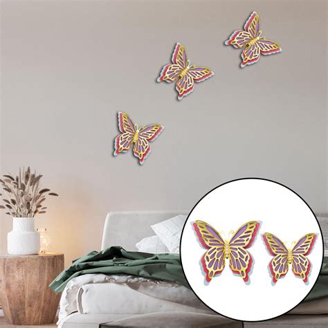 Pcs D Butterfly Wall Sizes Butterfly Decorations Butterfly