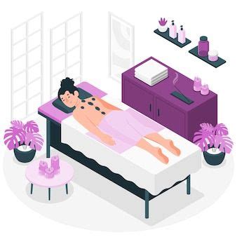 Ilustra O Do Conceito De Spa Vetor Gr Tis In Isometric