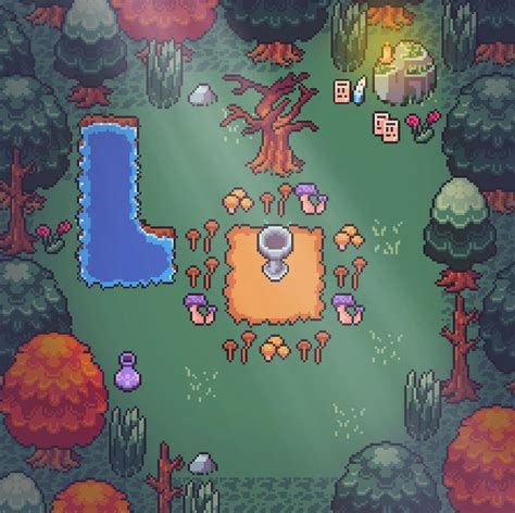 Pixel Art Forest Tileset