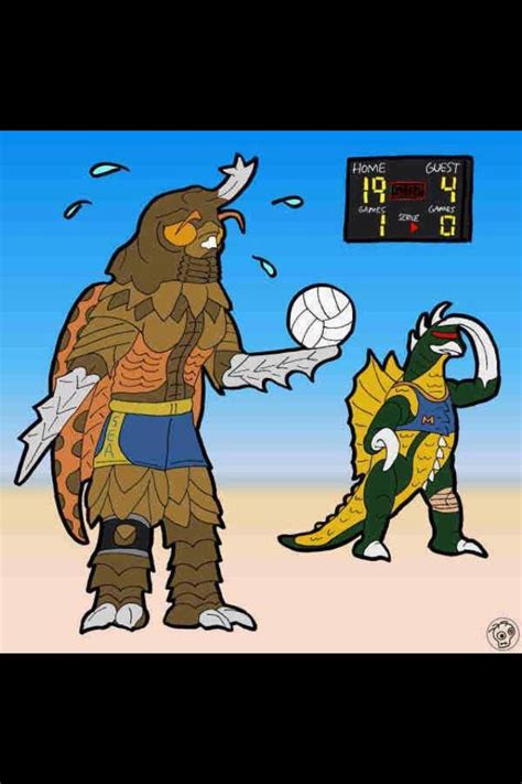 Worst Kaiju Volleyball Team Ever Godzilla Comics Kaiju Godzilla