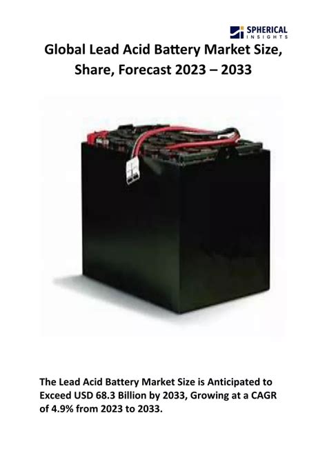 PPT Global Lead Acid Battery Market Size PowerPoint Presentation