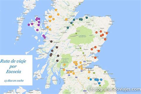 Ruta De Viaje Por Escocia En Coche D As Fotografiando Viajes