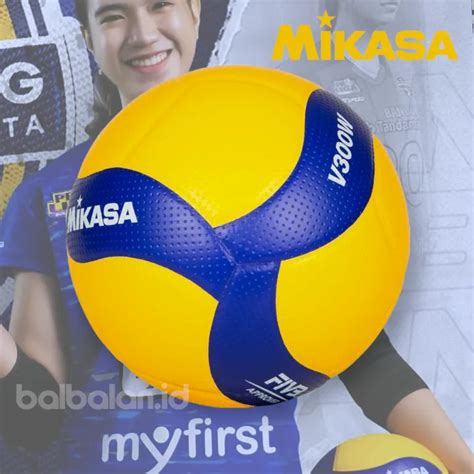 Ball Volleyball Mikasa V300w Bola Volly Mikasa V300w Thailand