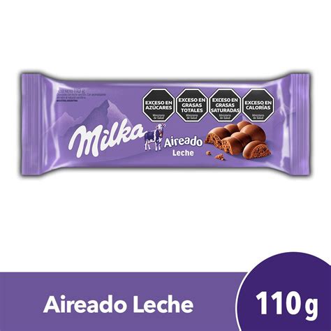 Milka Tableta De Chocolate Con Leche Aireado 110 G