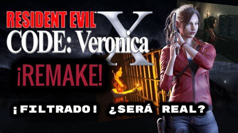 ¡filtrado Resident Evil Code Veronica Remake ¿2025 Youtube